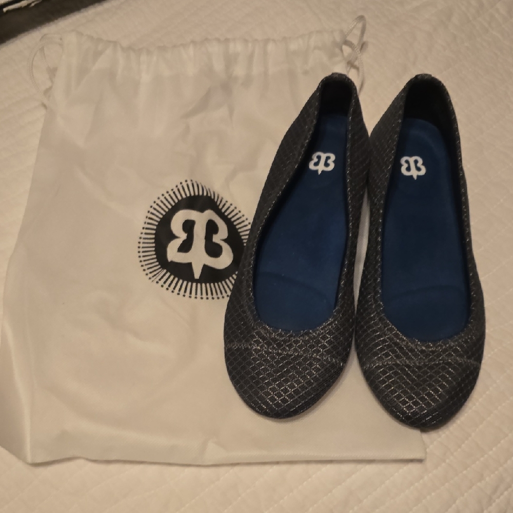 Betabrand Gray Women's Flats